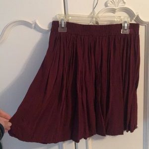 Maroon Brandy Melville skirt